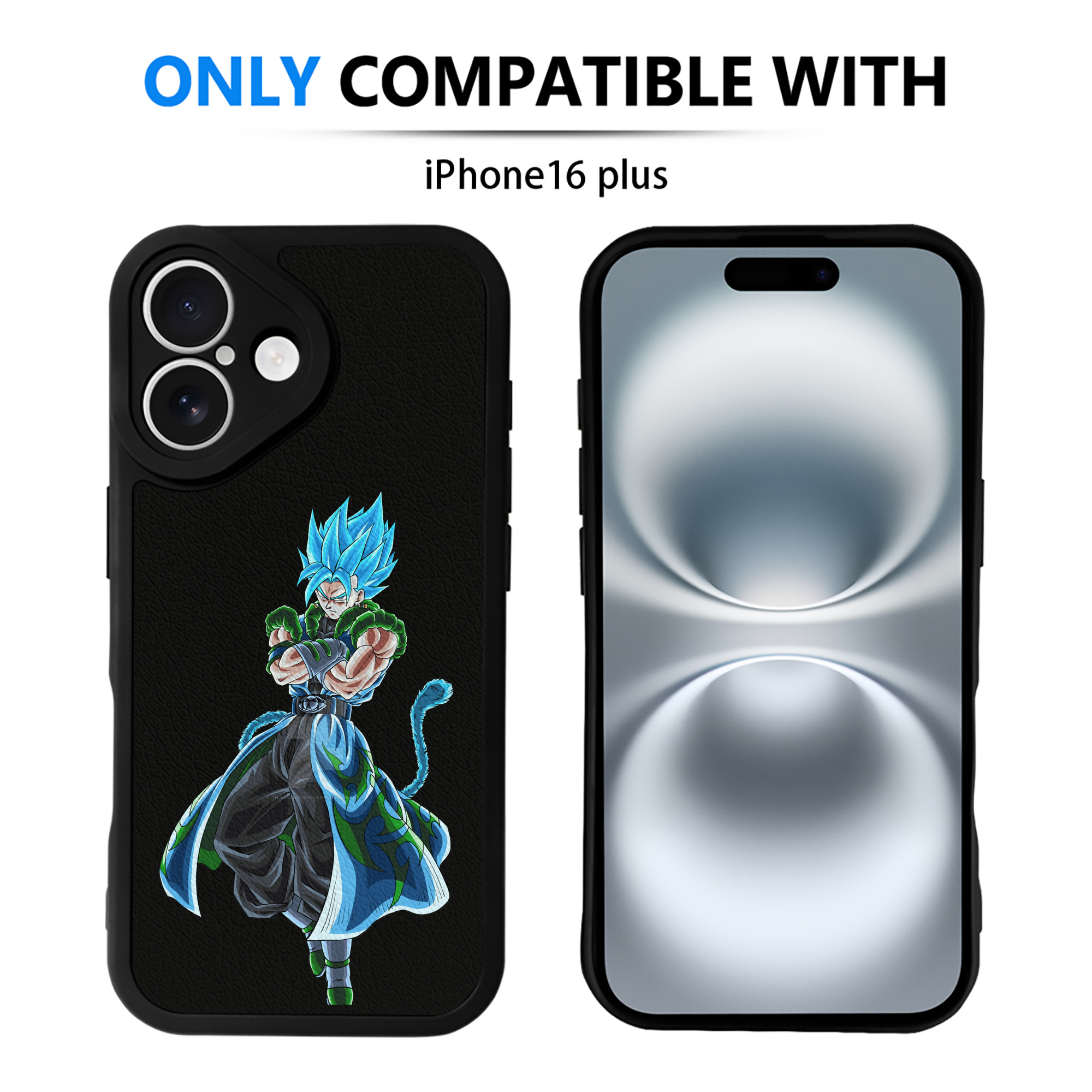 （画像用） ドラゴンボール ベジット DRAGON BALL Vegetto 【iPhone 16シリーズ対応】シリコンスマホケース（レザー調） 材質：シリコン